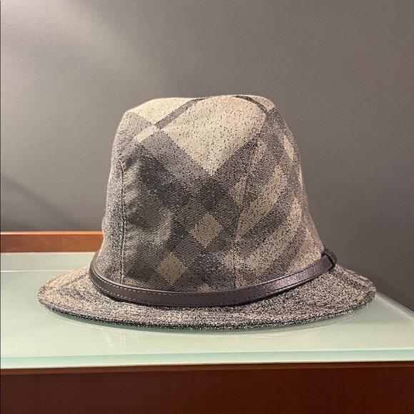 Burberry Accessories - Burberry Metallic Check Hat